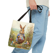 Whimsical Easter Bunny Tote Bag, Perfect for Spring Gifts