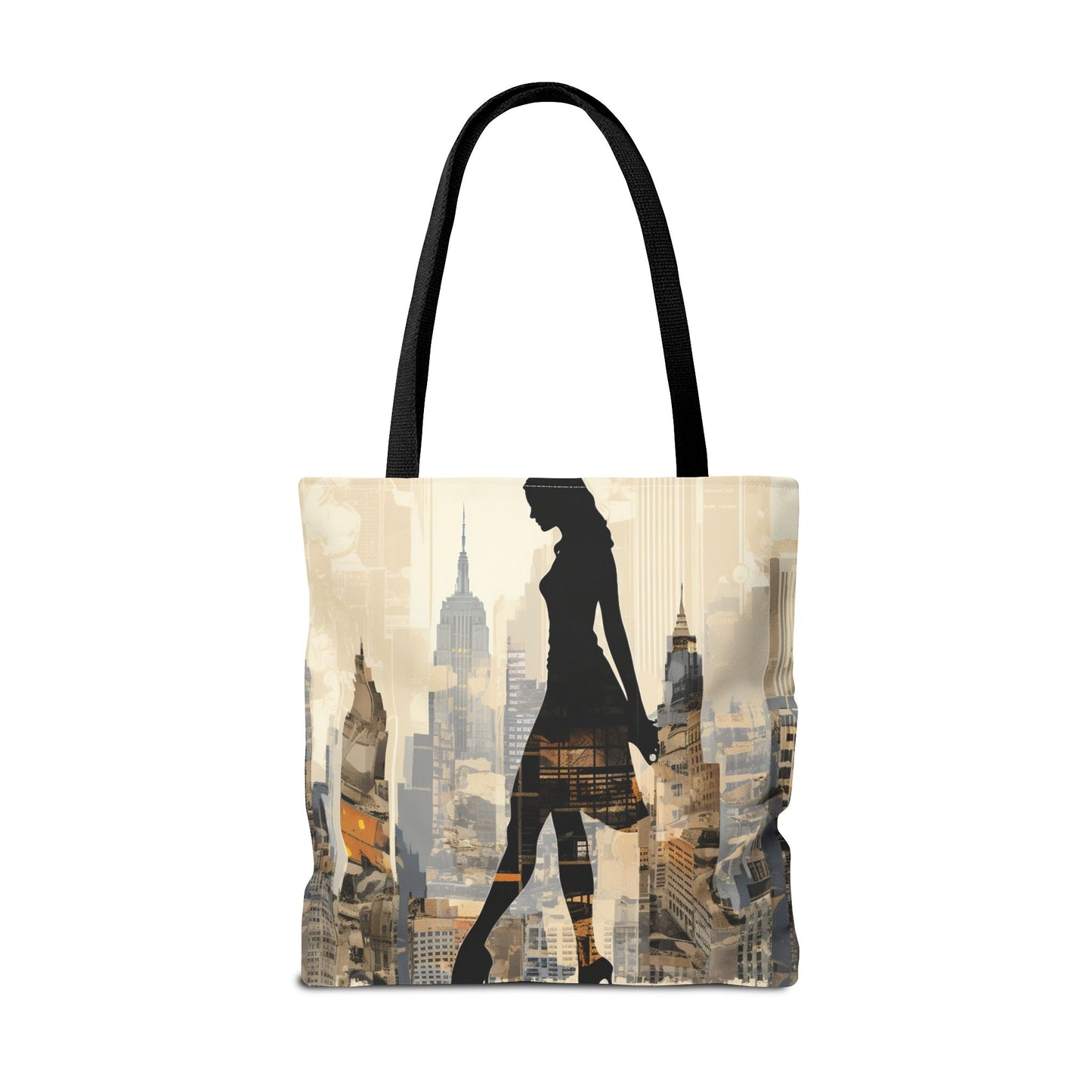 City-Chic Skyline Tote Bag - Modern Urban Canvas Bag for Everyday Use