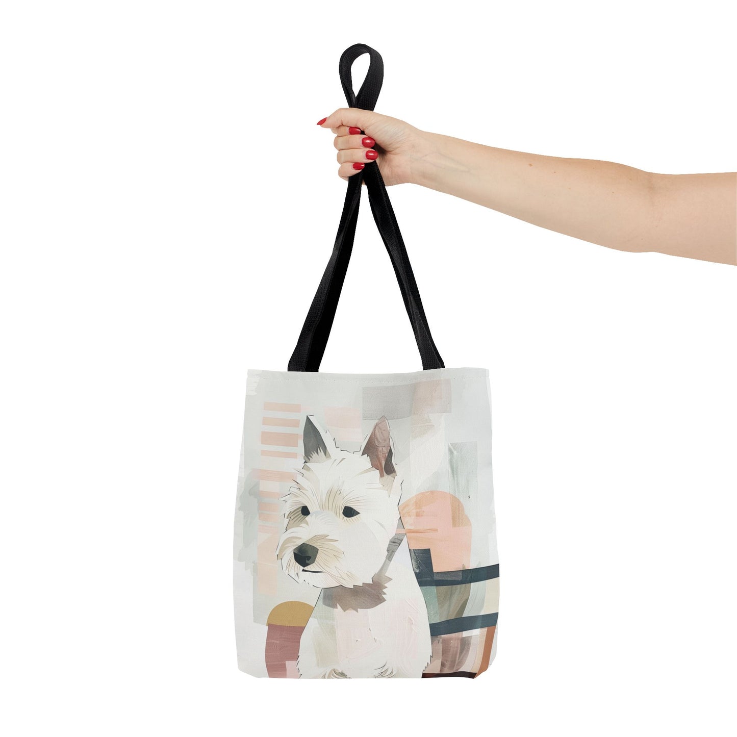 Westie Love Tote Bag - Stylish Canvas Shopping Bag for Pet Enthusiasts