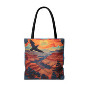 Grand Canyon Sunset Eagle Tote Bag - Eco-Friendly Nature Lover Gift