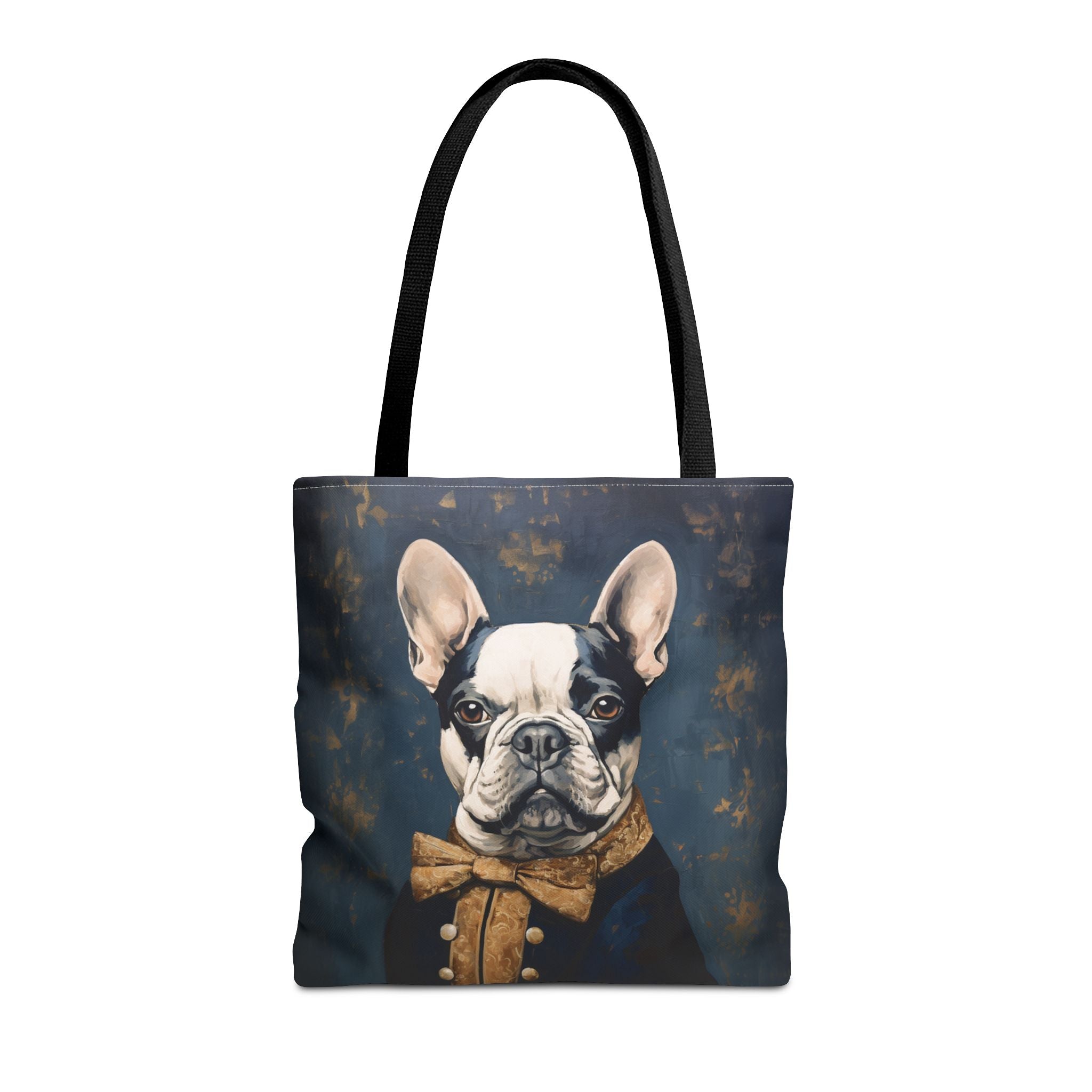 French Bulldog Aristocrat Canvas Tote Bag, Chic and Eco-Friendly Design