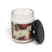 Shih Tzu Floral Soy Candle – Vintage Pet Lover Gift