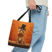 Yorkshire Terrier Dapper Dog Tote, Eco-Friendly Grocery Bag