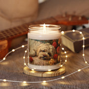 Bichon Bliss Vintage Rose Candle, Pet Lover's Memorial Gift