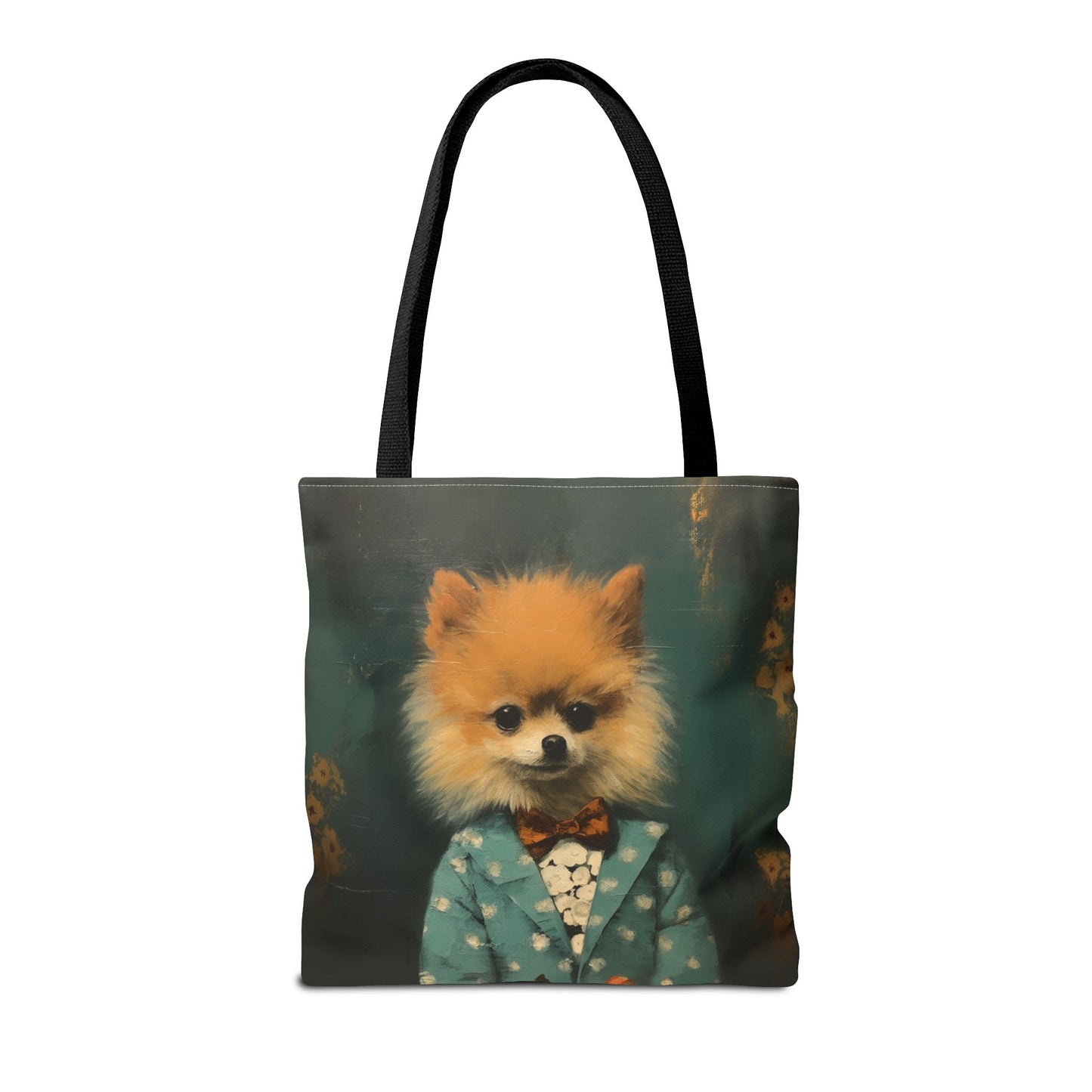 Charming Pomeranian Tote Bag – Eco-Friendly Canvas for Dog Lovers