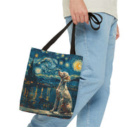 Starry Night Labrador Tote Bag - Artistic Eco-Friendly Canvas Gift - Darwin & Rose