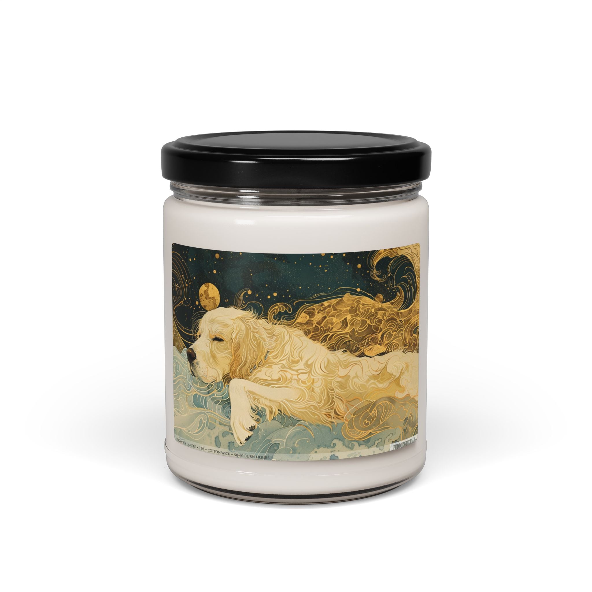 Golden Retriever Angel Candle - Memorial Gift for Dog Lovers