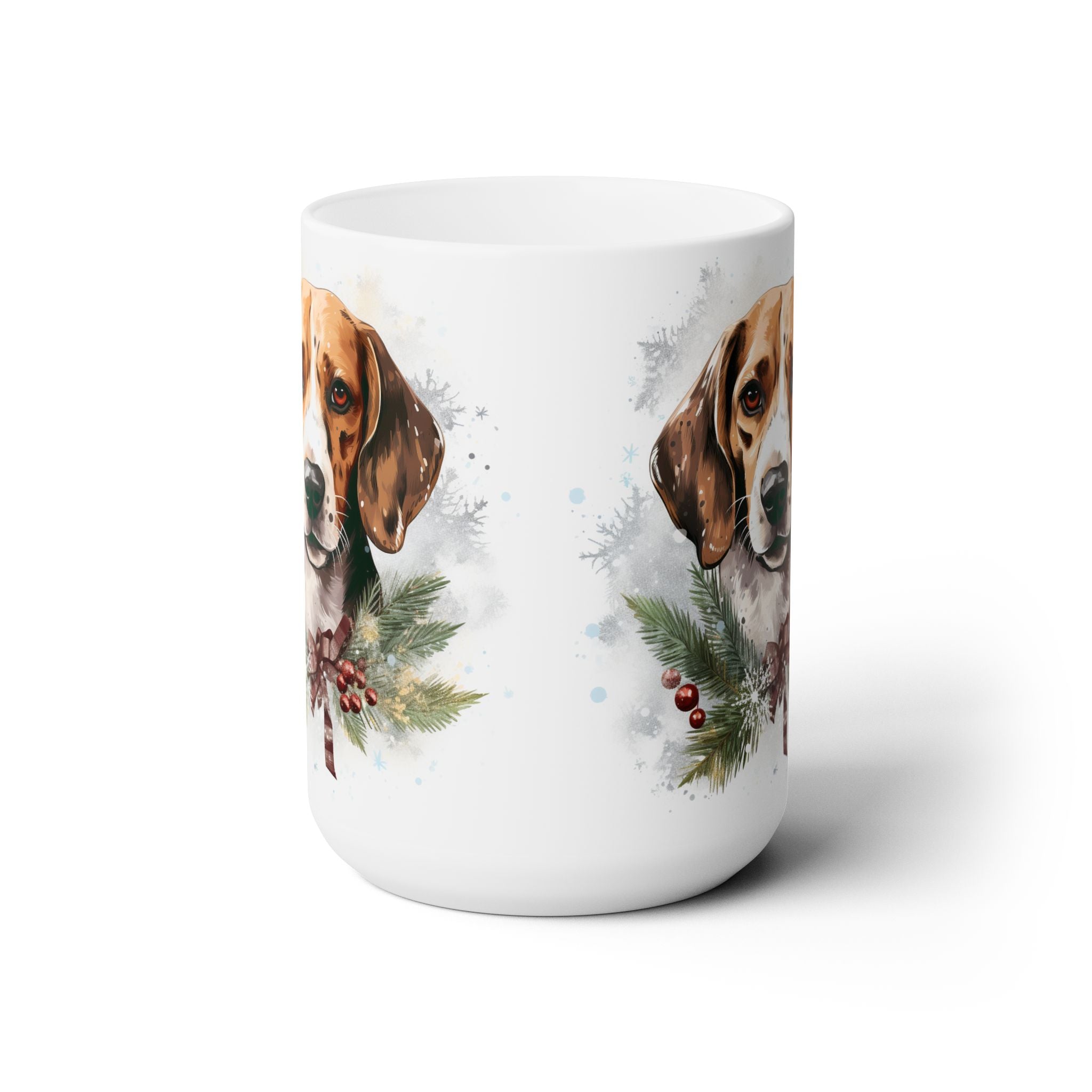 Beagle Holiday Mug - Festive Coffee Cup for Dog Lovers