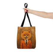 Executive Pomeranian Tote Bag – Artistic, Stylish, Dog Lovers' Essential