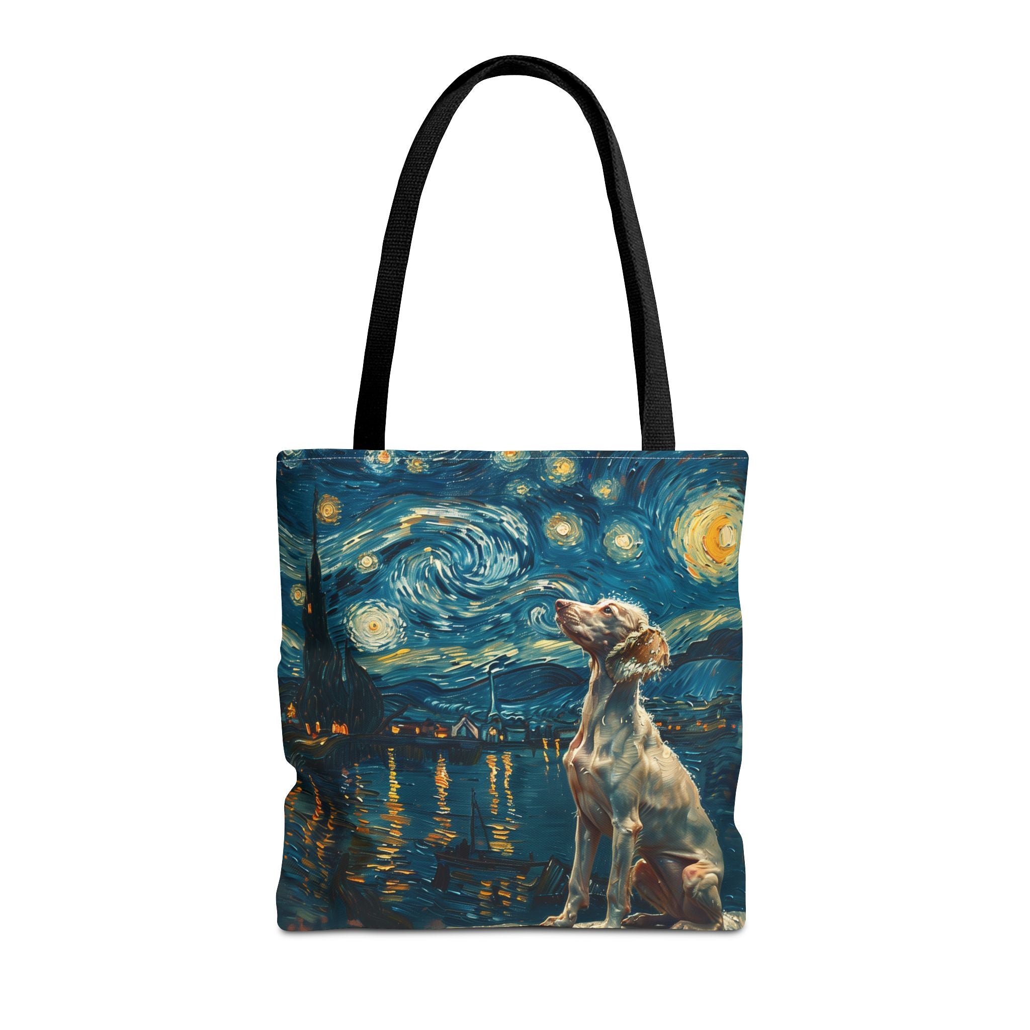 Starry Night Labrador Tote Bag - Artistic Eco-Friendly Canvas Gift - Darwin & Rose