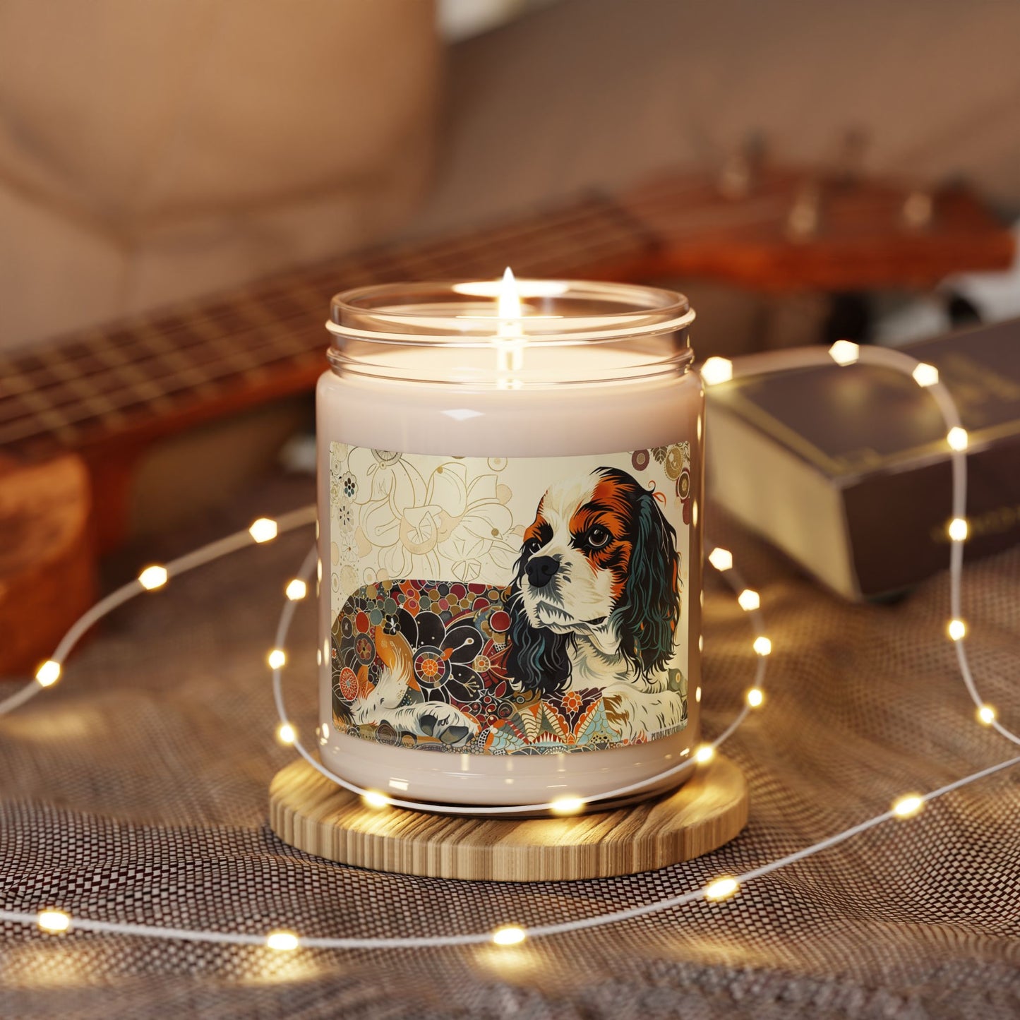 Cavalier King Charles Spaniel Candle - Artistic Pet Lover Gift