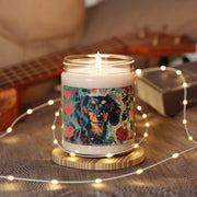 Dachshund Love Memorial Soy Candle with Heartfelt Art