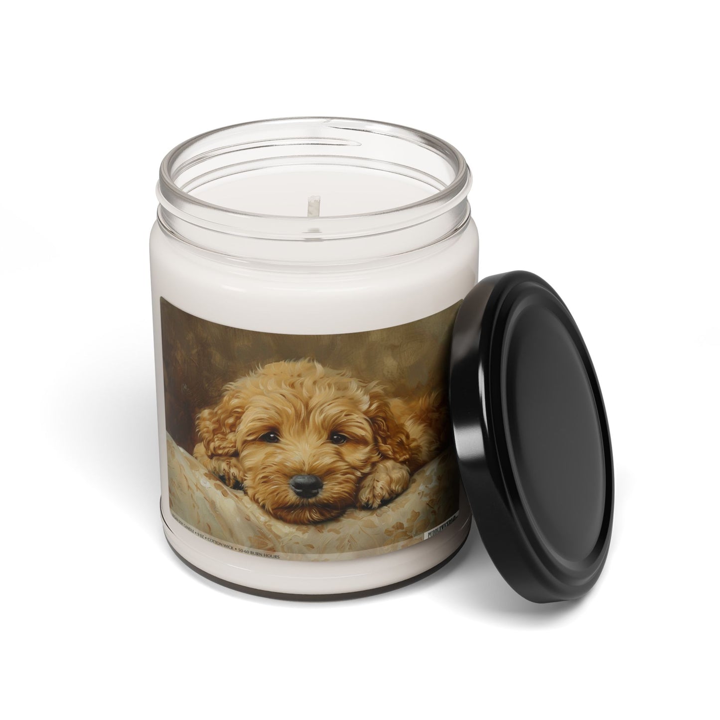 Goldendoodle Puppy-Themed Soy Candle Gift for Dog Lovers