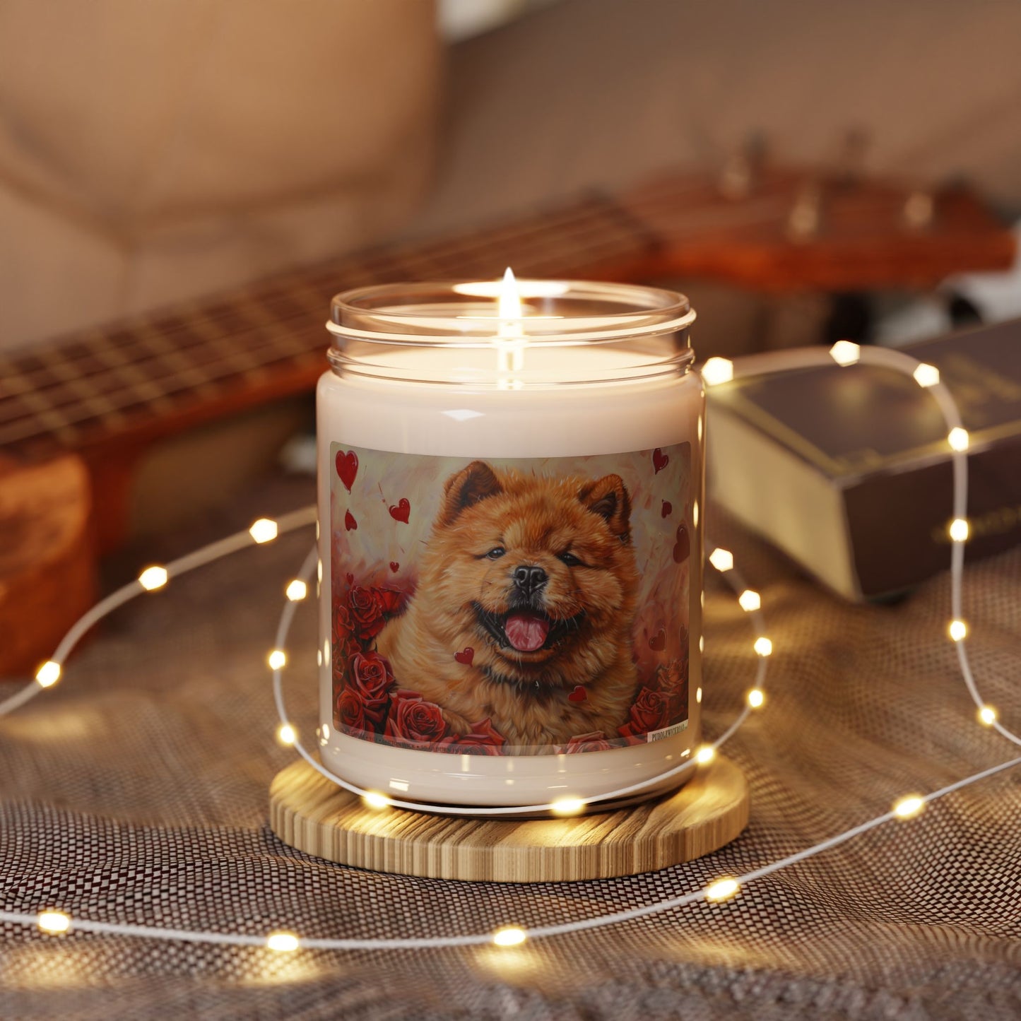 Charming Chow-Chow Candle – Pet Lover Gift with Heartfelt Design