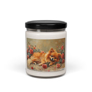 Pomeranian Art Candle – Cozy Gift for Dog Lovers and Pet Memorials