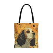 Cocker Spaniel Art Tote Bag, Vibrant Eco-Friendly Shopping Bag