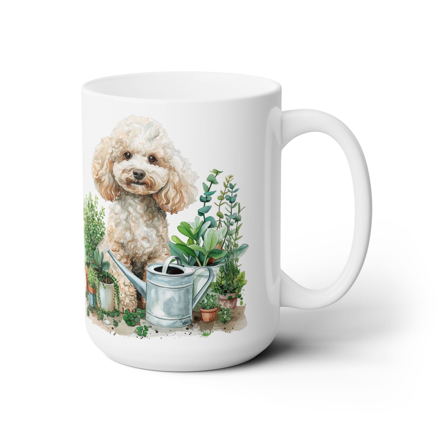 Poodle Paradise Garden Mug - Perfect for Dog Lovers!