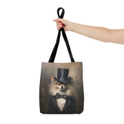 Regal Pomeranian Tote Bag, Eco-Friendly Canvas for Dog Lovers