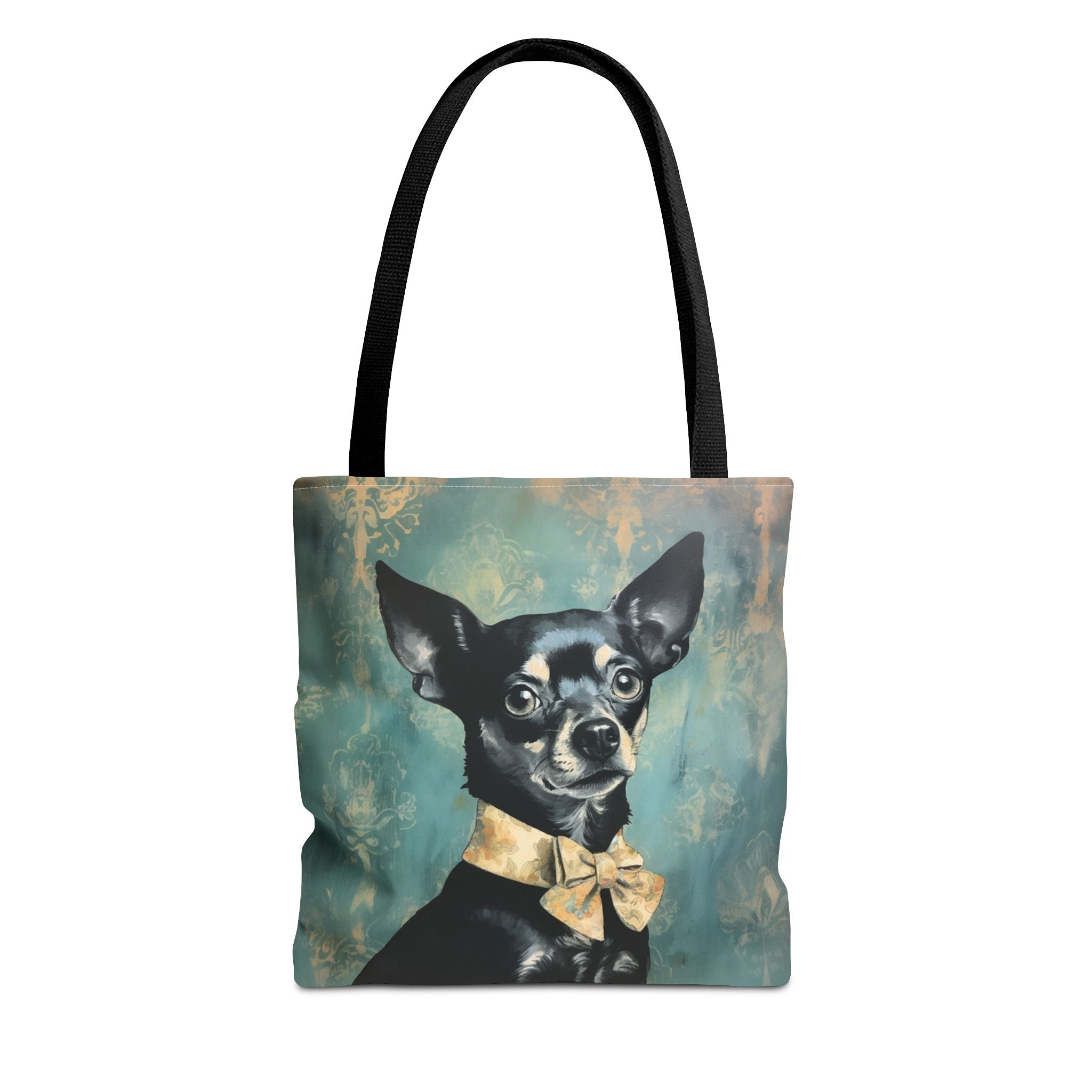 Dapper Chihuahua Tote Bag – Elegant Eco-Friendly Canvas for Dog Lovers