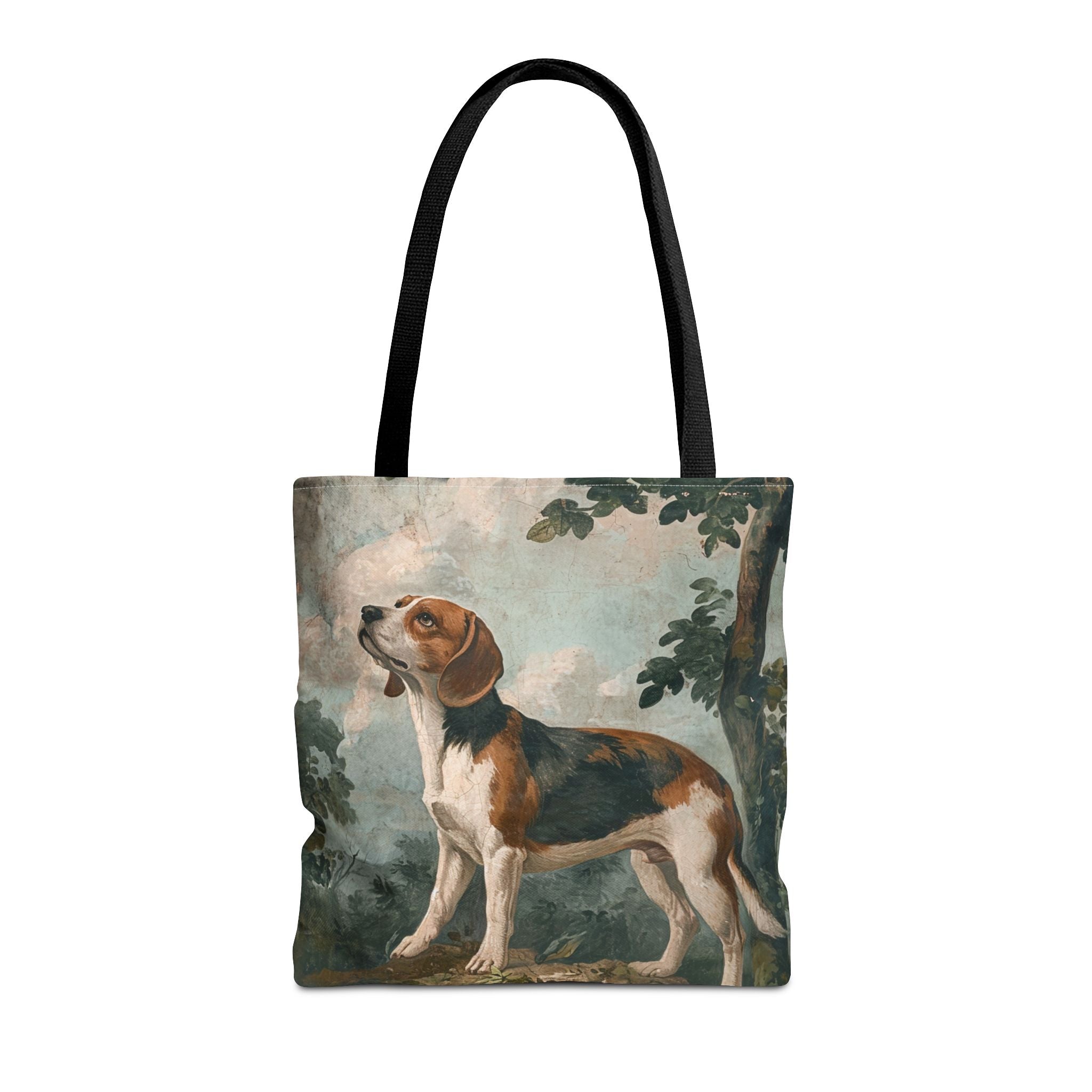 Beagle Charm Canvas Tote Bag - Artistic Eco-Friendly Dog Lover Gift