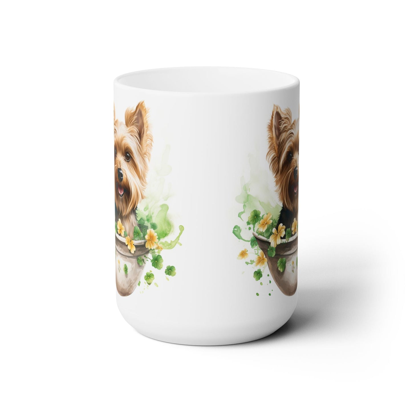 Yorkshire Terrier St. Patrick’s Day Coffee Mug – Yorkie Lover Gift