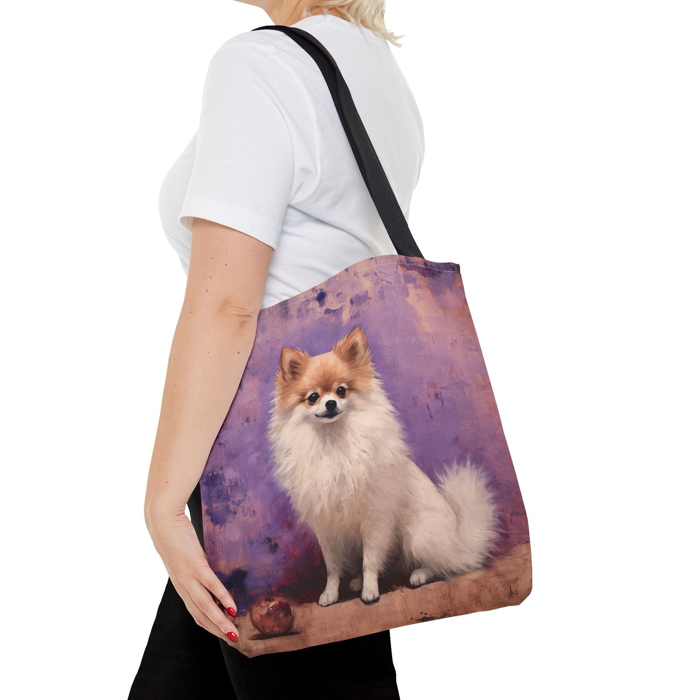 Pomeranian Canvas Tote Bag, Adorable Dog Lover's Eco Gift