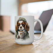 Cozy Cavalier King Charles Mug – Holiday Dog Lover Gift