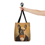 Charming French Bulldog Tote Bag - Artistic and Eco-Friendly