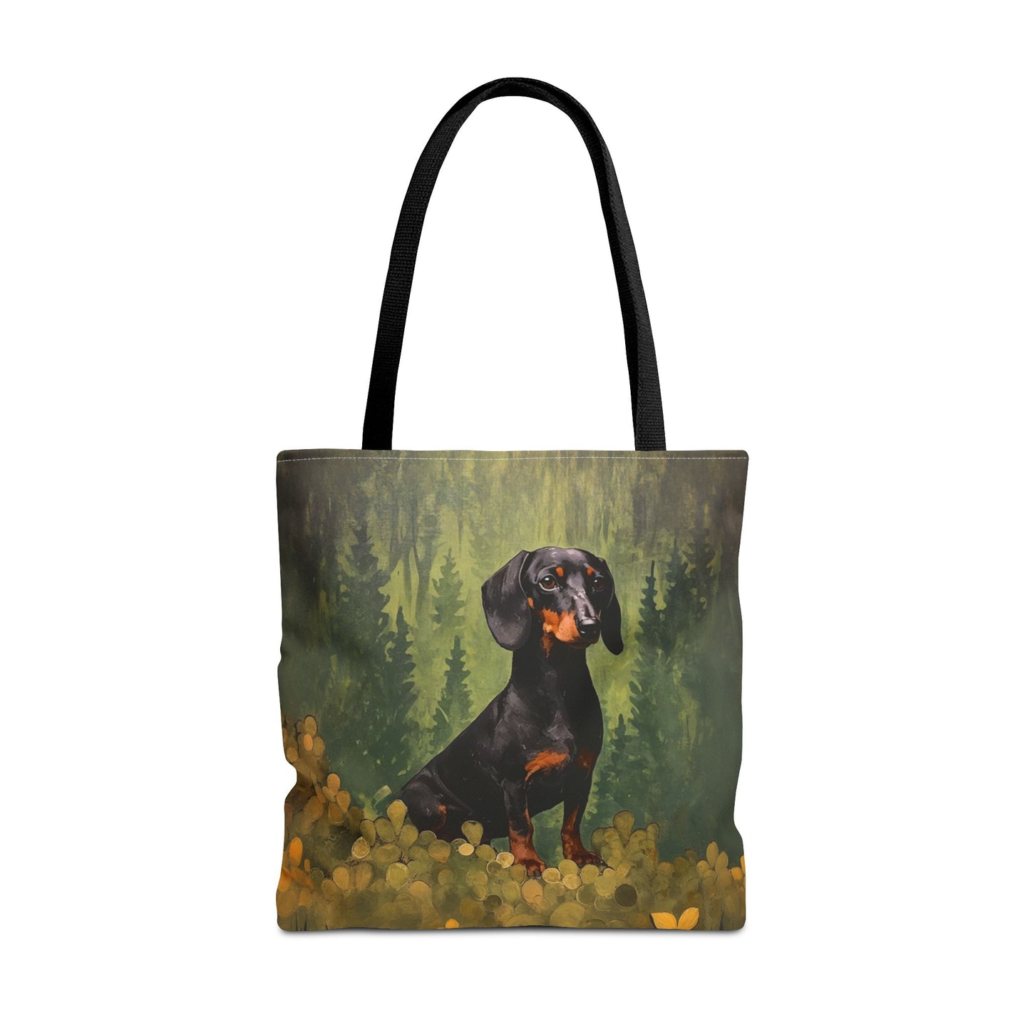 Forest Dreamer Dachshund Eco-Friendly Tote Bag, Perfect Dog Lover Gift