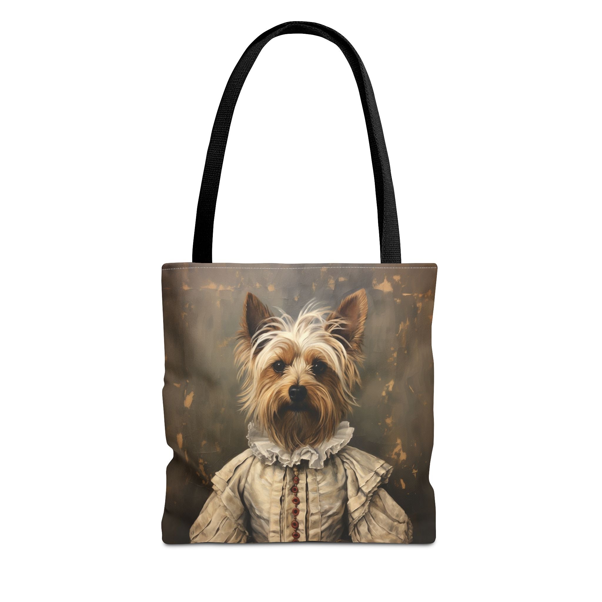 Regal Yorkshire Terrier Canvas Tote Bag, Perfect for Dog Lovers