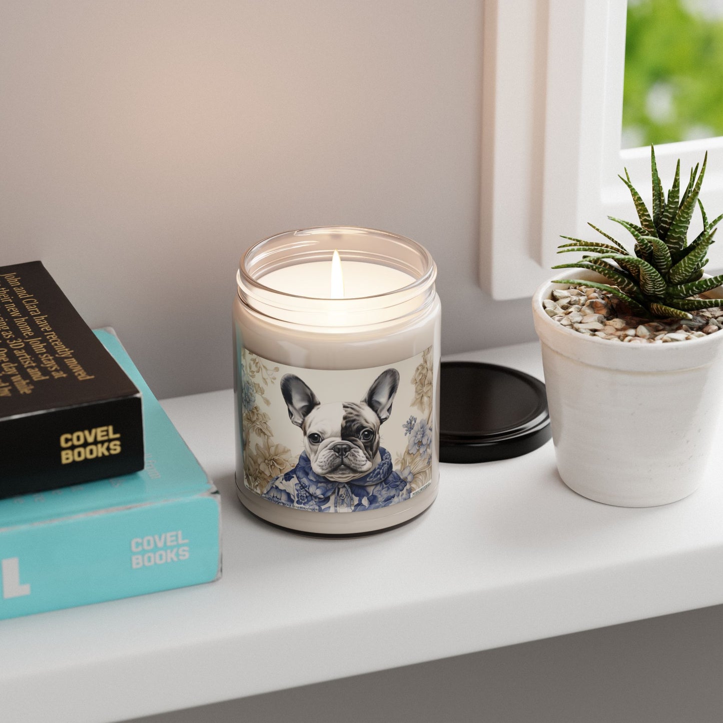 Frenchie Elegance Soy Candle – Bulldog Lovers Gift