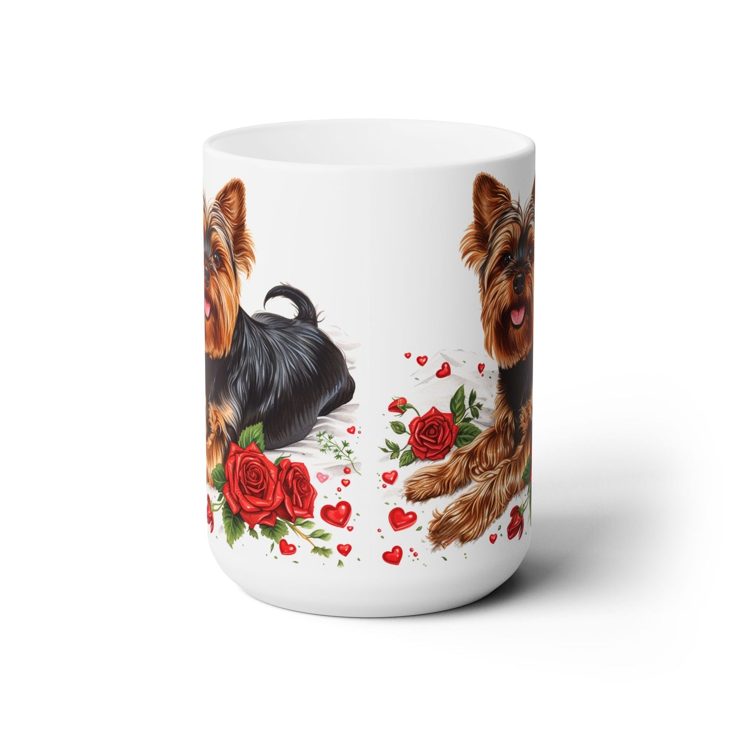 Yorkie Lover Valentine's Coffee Mug - Cute Yorkshire Terrier Gift