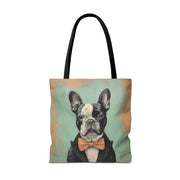 French Bulldog Canvas Tote Bag – Chic Art Design for Dog Lovers