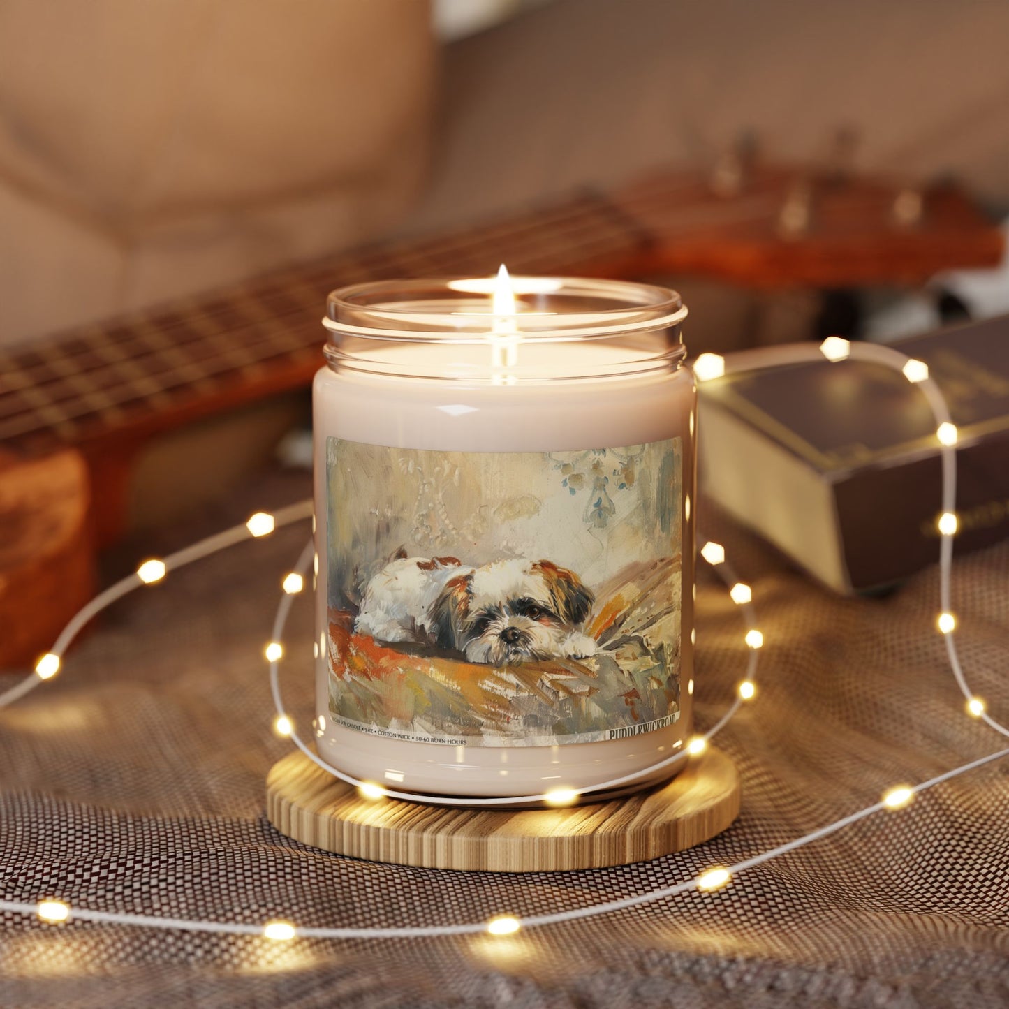 Shih Tzu Serenity Candle – Hand-Poured Soy Gift for Dog Lovers