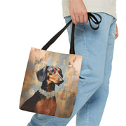 Elegant Dachshund Tote Bag - Artistic Design for Dog Lovers