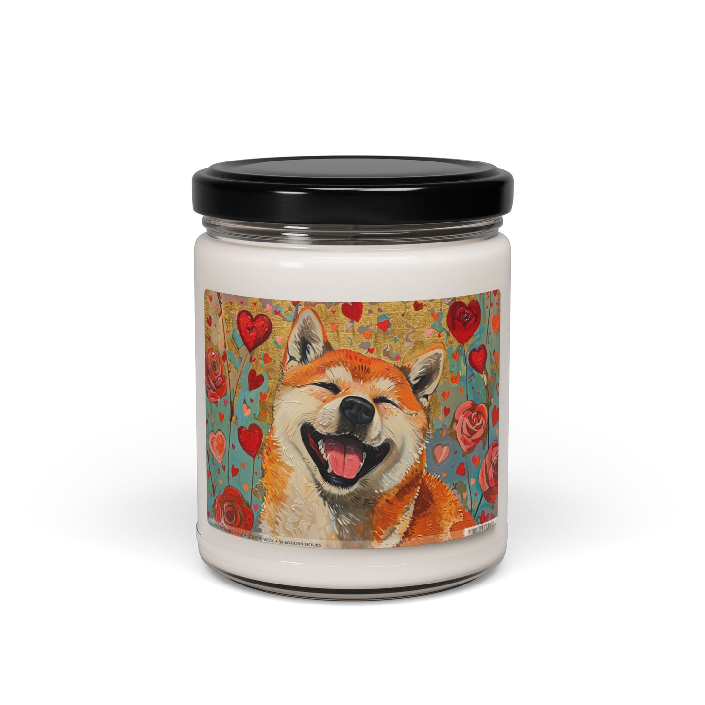 Shiba Inu Smile Candle – Heartwarming Gift for Dog Lovers