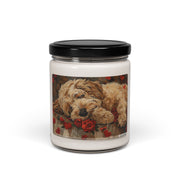 Labradoodle Rose Blossom Memorial Candle Gift