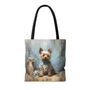 Yorkie Charm Tote Bag – Elegant Yorkshire Terrier Design