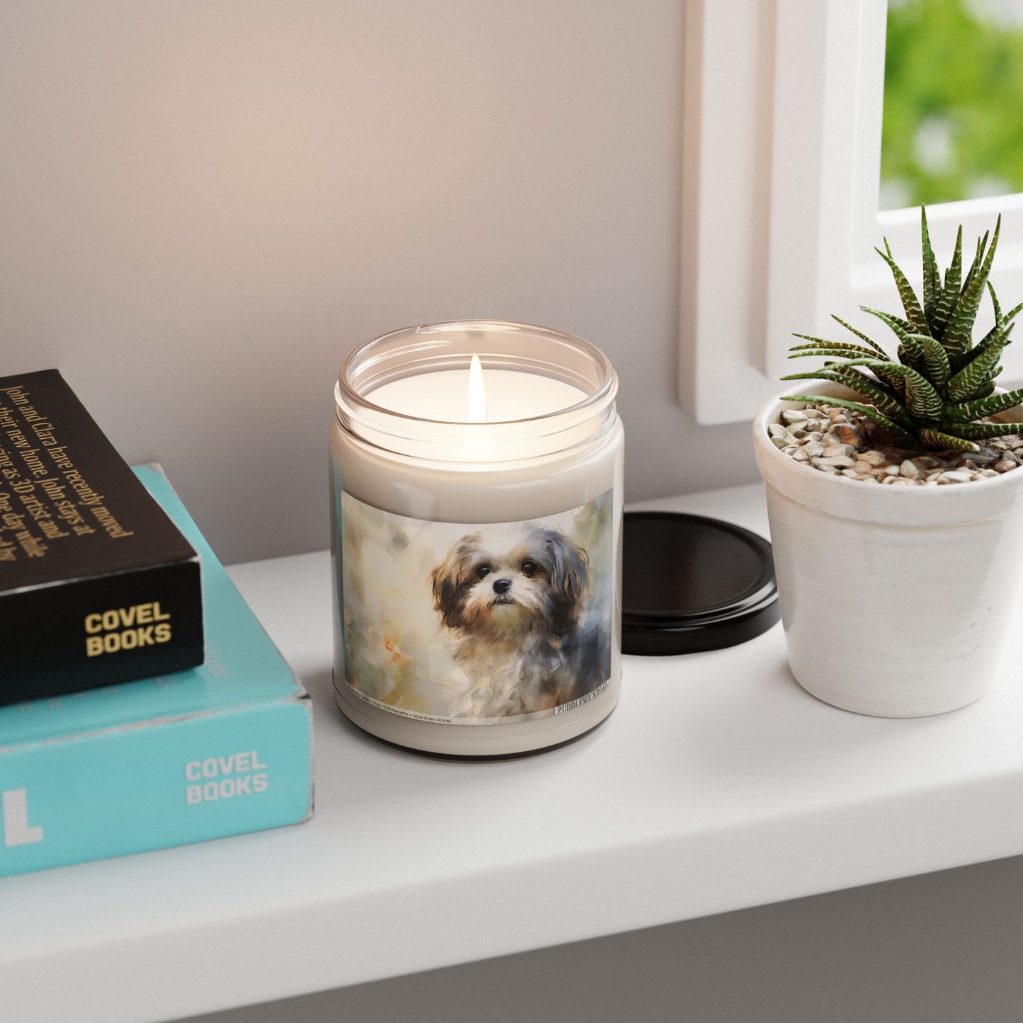 Shih Tzu Puppy Soy Candle – Adorable Gift for Dog Lovers