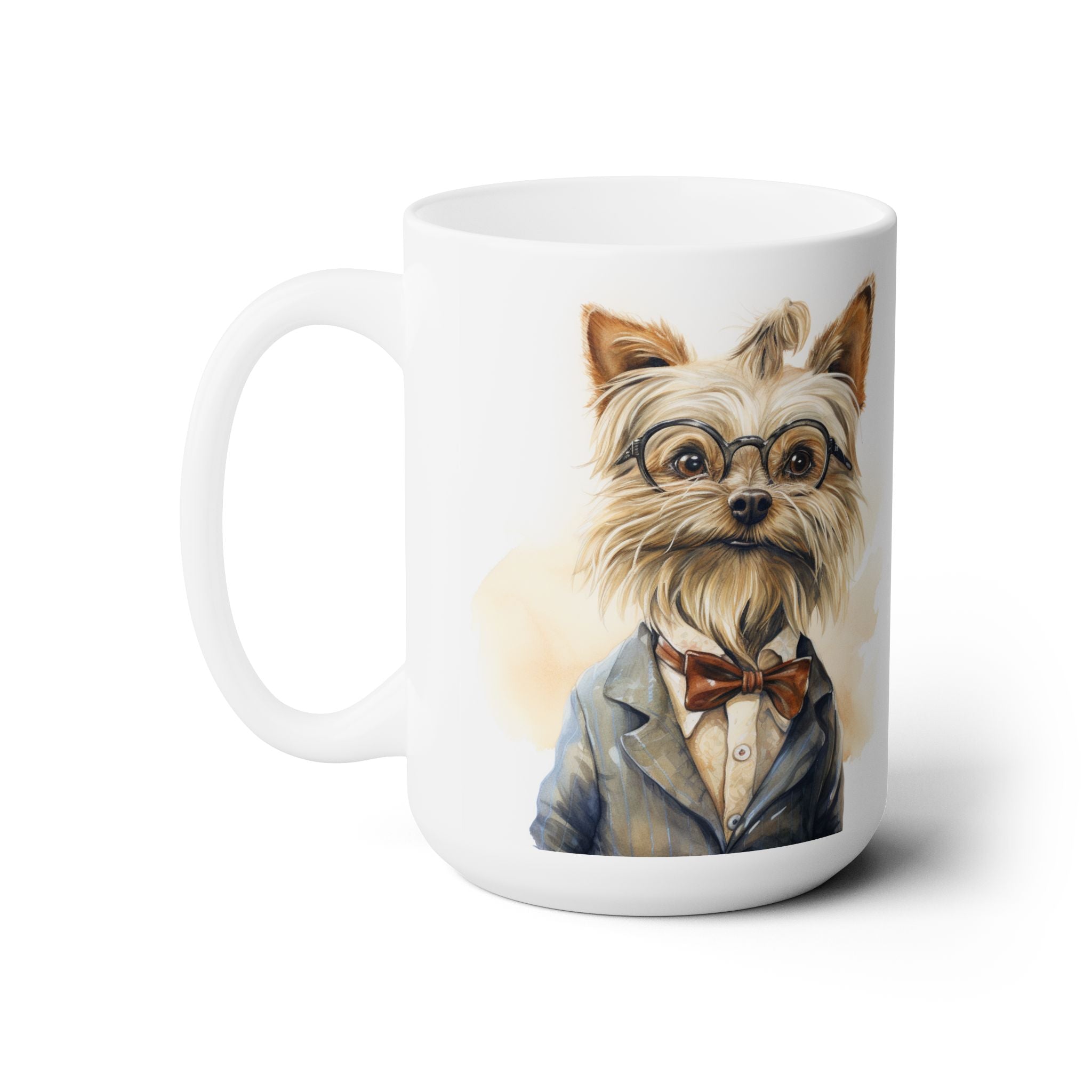 Sophisticated Yorkie Gentleman Mug – Perfect Gift for Dog Lovers