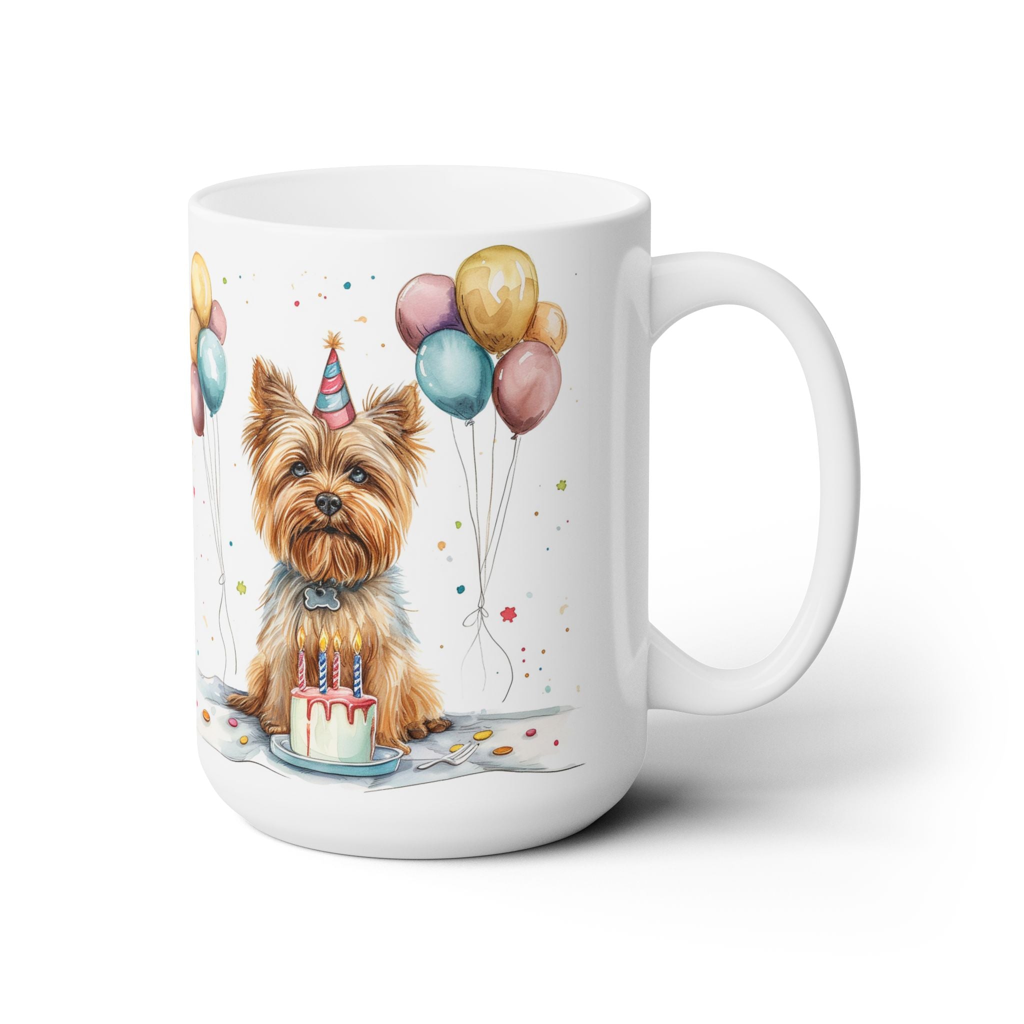 Yorkie Birthday Celebration Mug - Perfect Gift for Pet Lovers