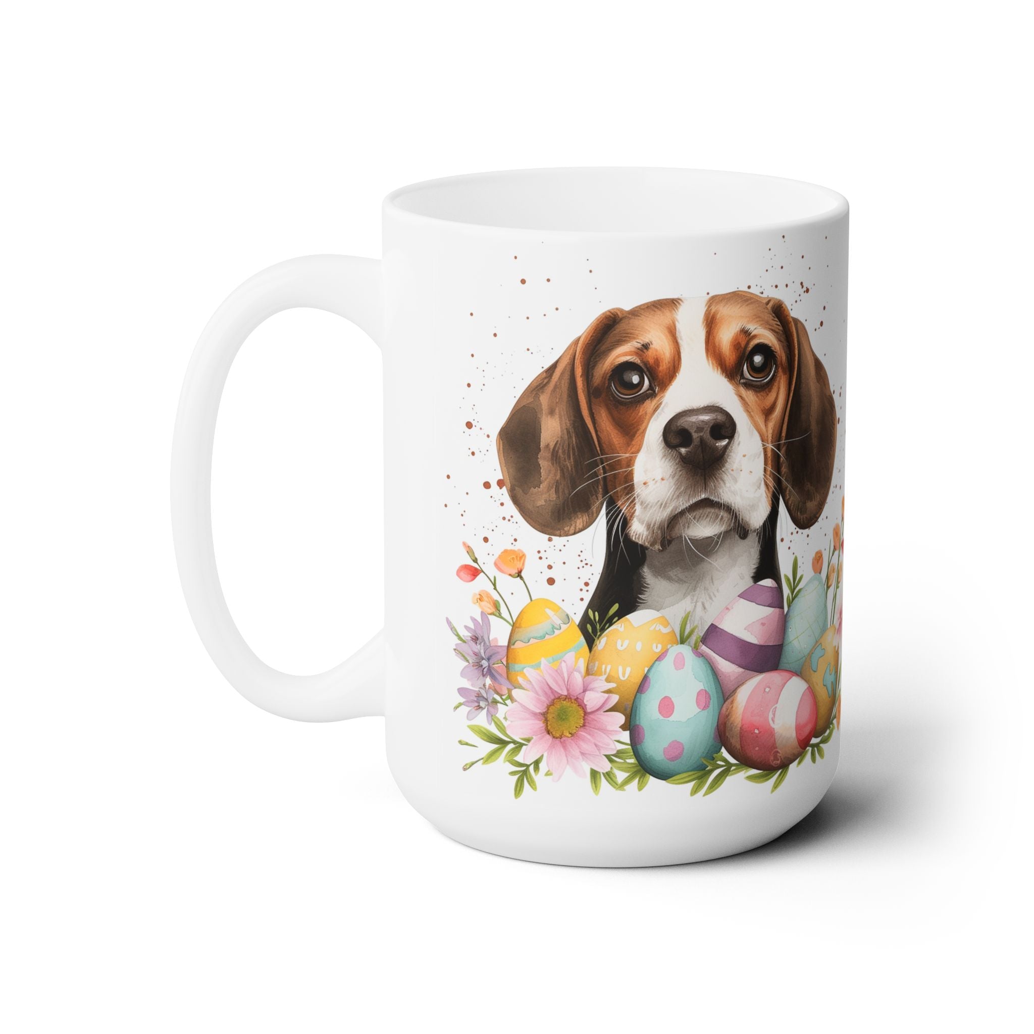 Beagle Easter Coffee Mug – Adorable Dog Lover Gift for Spring Holidays