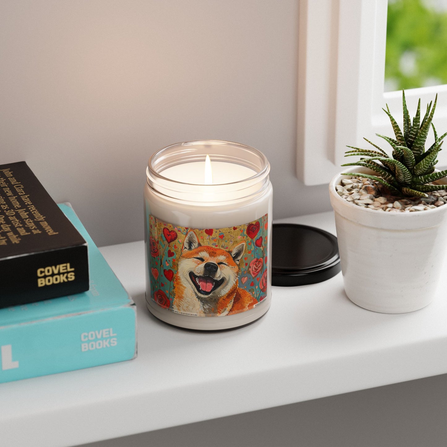 Shiba Inu Smile Candle – Heartwarming Gift for Dog Lovers