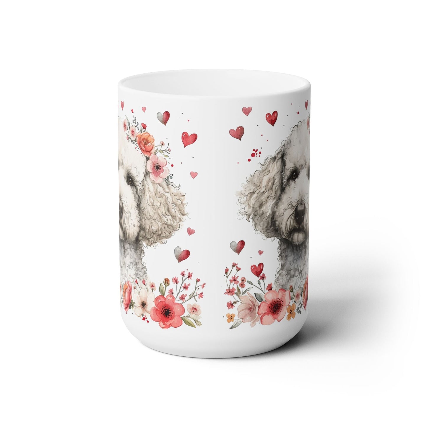 Poodle Love Valentine's Day Mug - Perfect Gift for Dog Moms