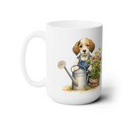 Beagle Garden Companion Coffee Mug - Adorable Dog Lover Gift