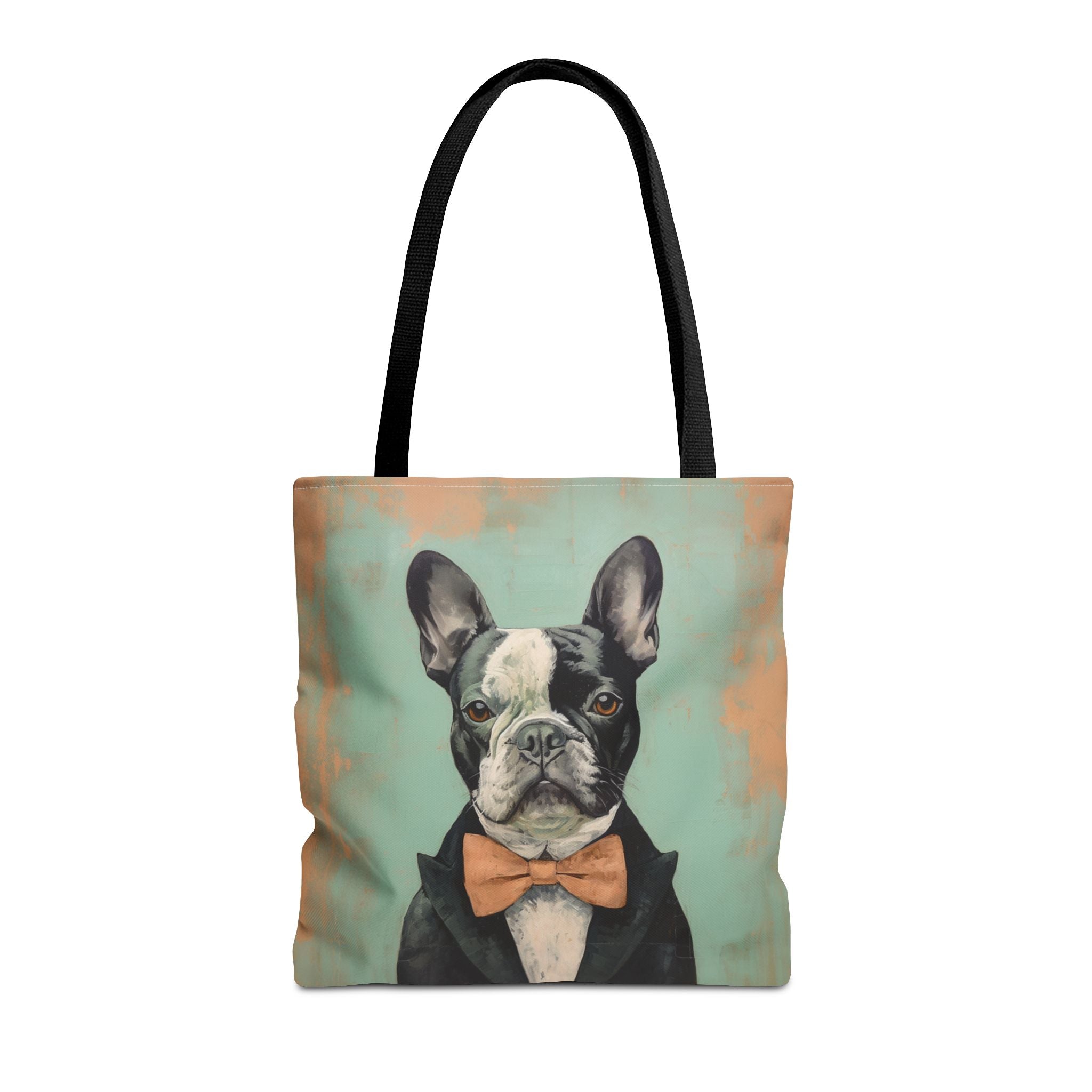 French Bulldog Canvas Tote Bag – Chic Art Design for Dog Lovers