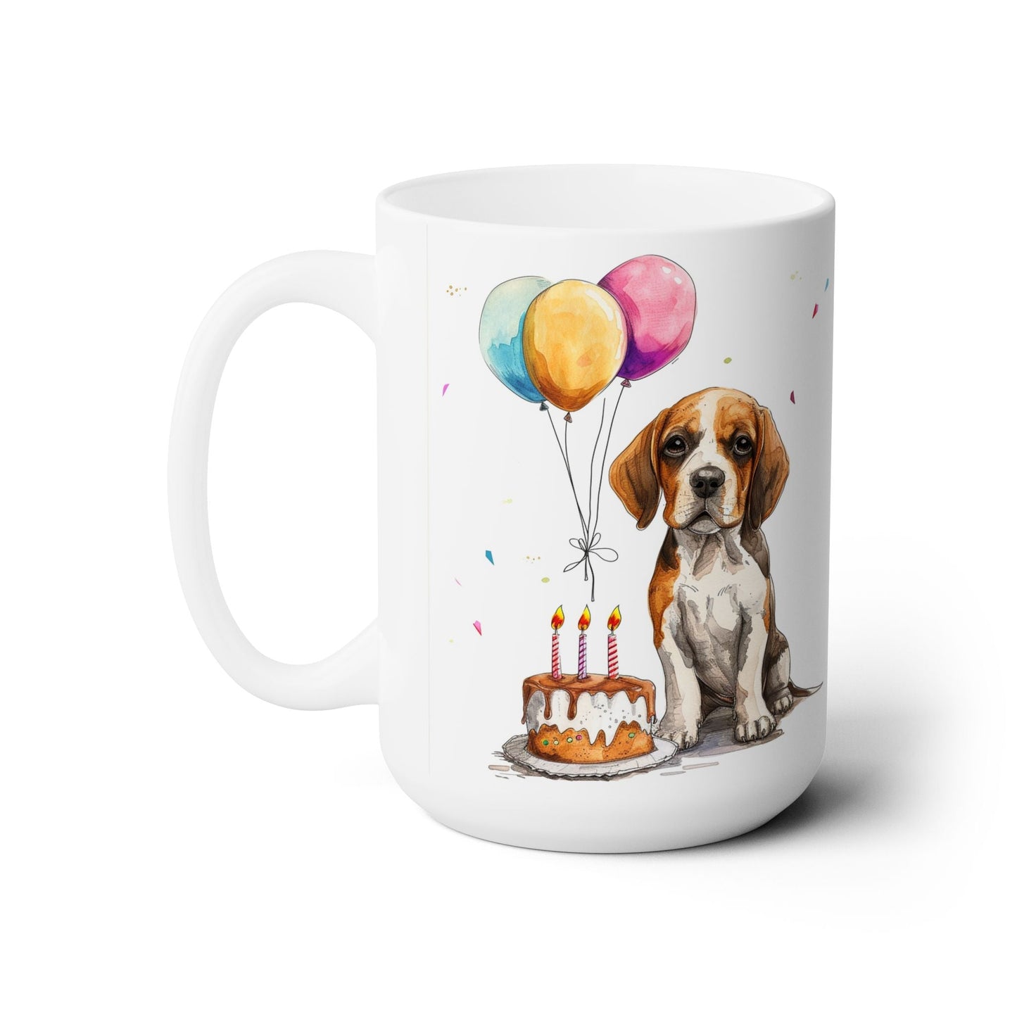 Beagle Birthday Celebration Mug – Perfect for Beagle Lovers and Pet Parents