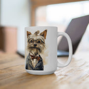 Sophisticated Yorkie Gentleman Mug – Perfect Gift for Dog Lovers