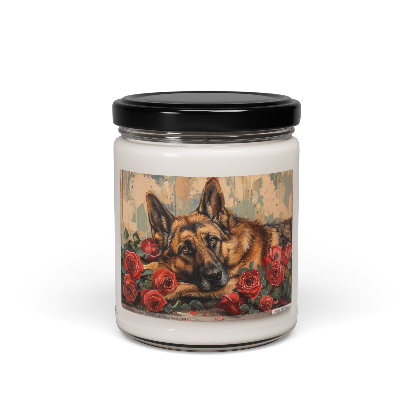 German Shepherd Candle – Memorial and Gift Edition