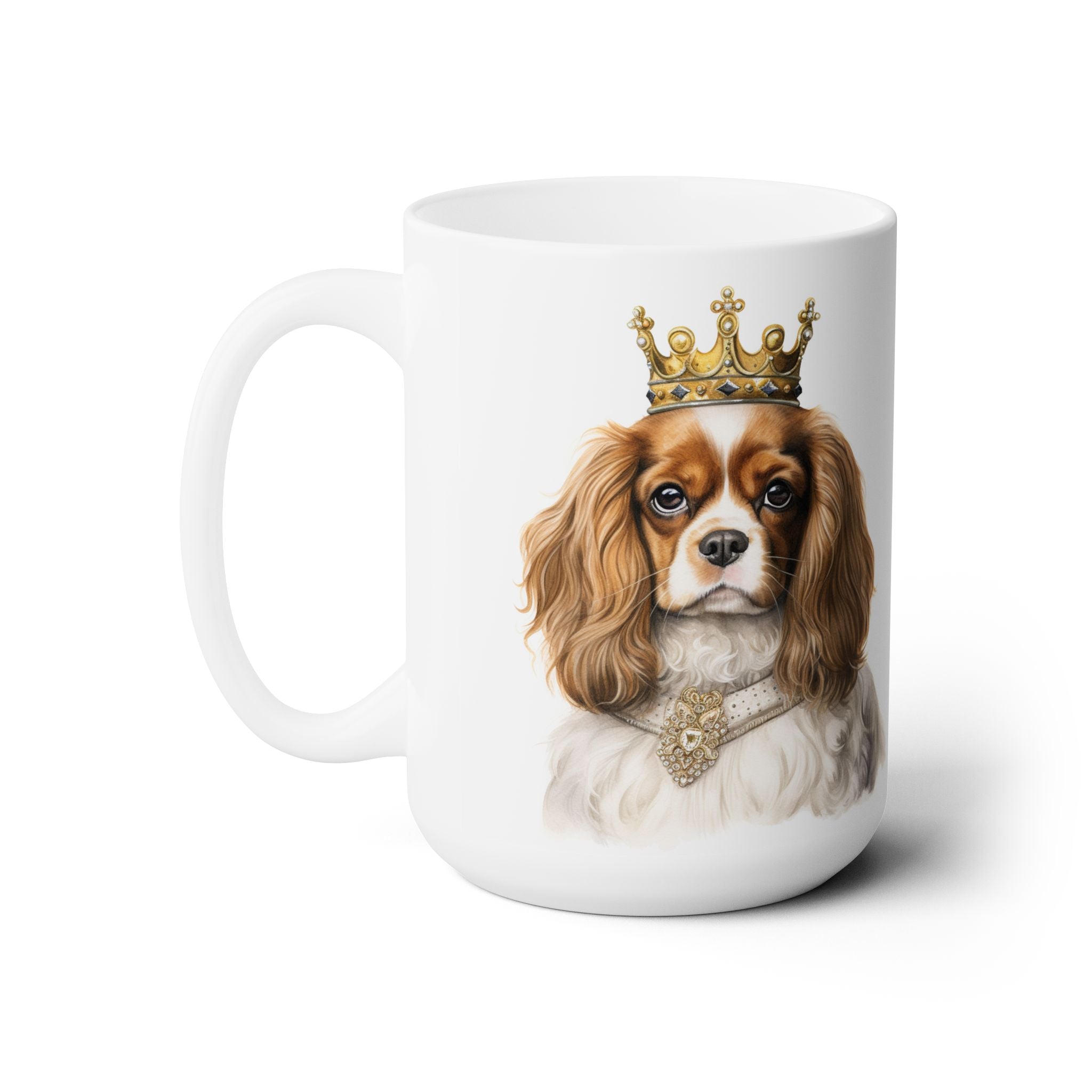 Cavalier King Charles Spaniel Royalty Mug – Elegant Dog Lover Gift